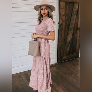 Smocked Maxi Dress Size SMALL